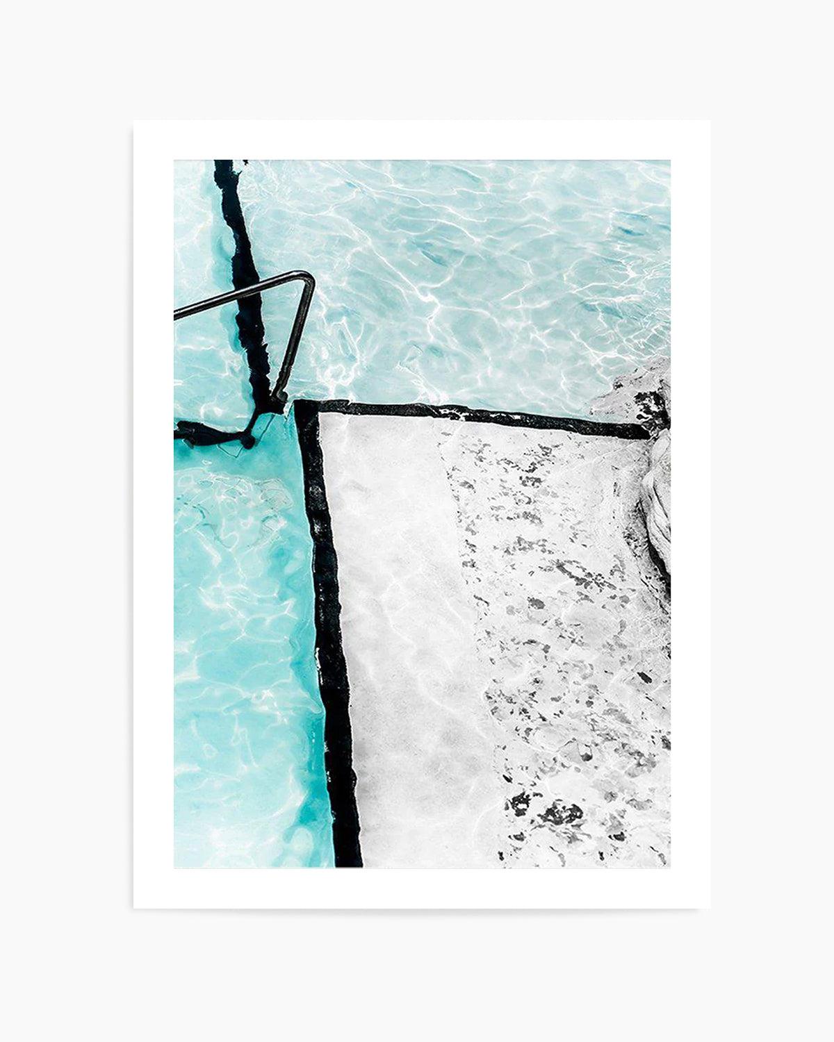 Icebergs Abstract II   Art Print