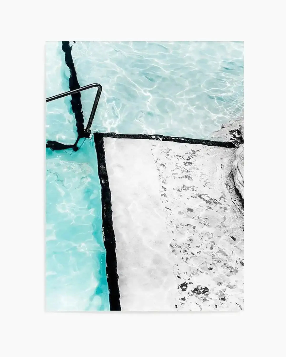 Icebergs Abstract II Art Print from Olive et Oriel where you can shop wallpaper and artworks online