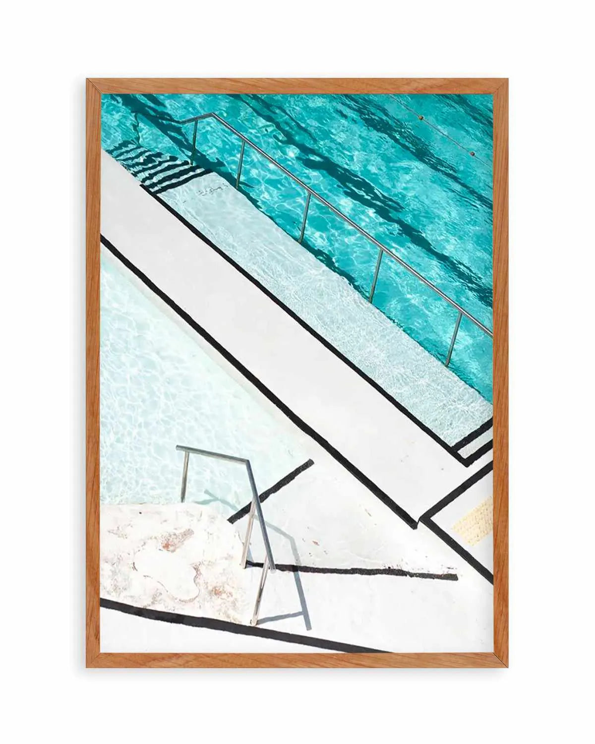 Icebergs Stripes Art Print | PT from Olive et Oriel where you can shop wallpaper and artworks online