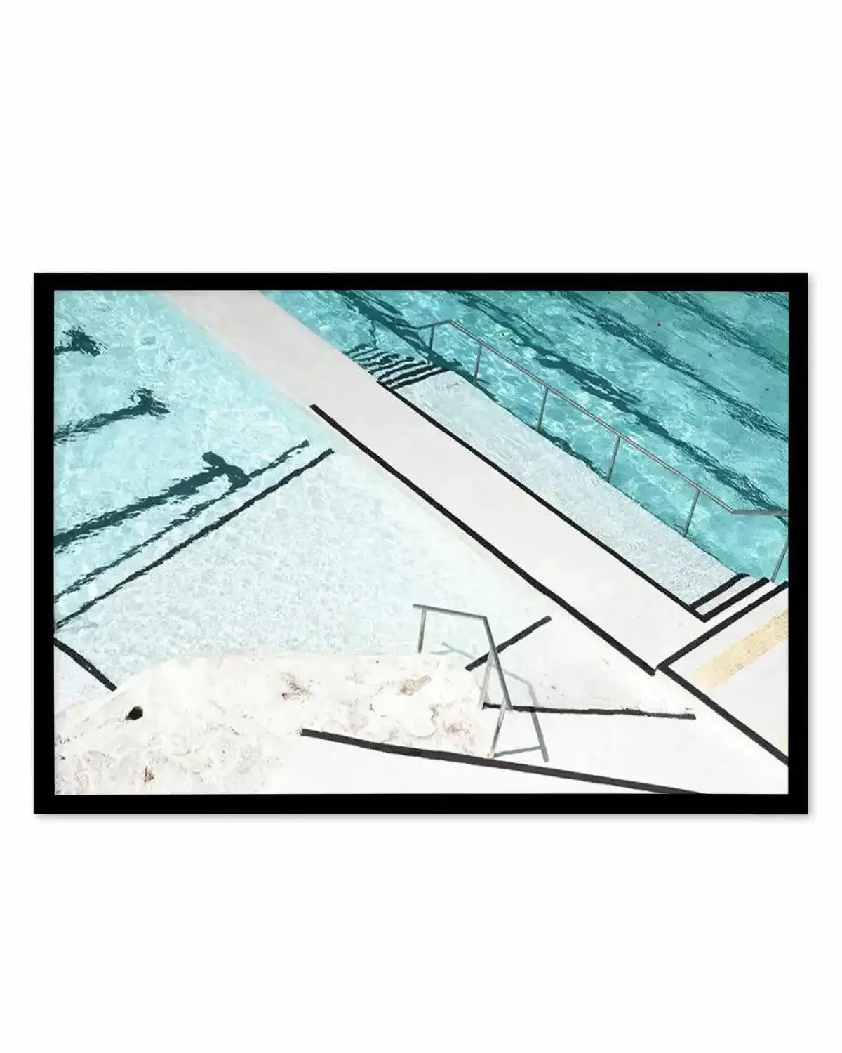 Icebergs Strips Art Print from Olive et Oriel where you can shop wallpaper and artworks online