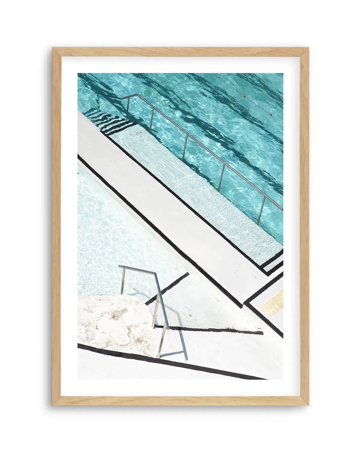 Icebergs Strips Art Print | PT-PRINT-Olive et Oriel-Olive et Oriel-A5 | 5.8" x 8.3" | 14.8 x 21cm-Oak-With White Border-Buy-Australian-Art-Prints-Online-with-Olive-et-Oriel-Your-Artwork-Specialists-Austrailia-Decorate-With-Coastal-Photo-Wall-Art-Prints-From-Our-Beach-House-Artwork-Collection-Fine-Poster-and-Framed-Artwork