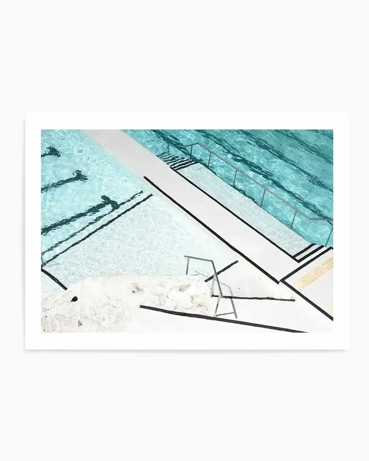 Icebergs Strips Art Print from Olive et Oriel where you can shop wallpaper and artworks online