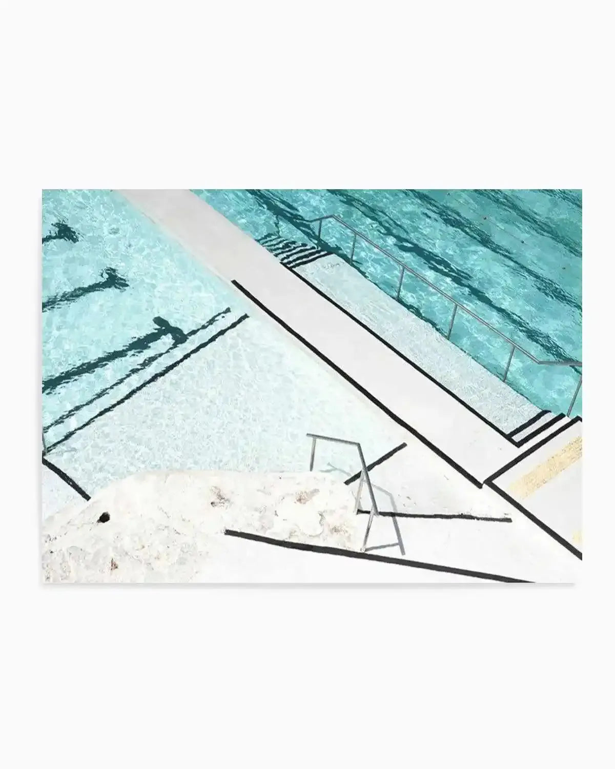 Icebergs Strips Art Print from Olive et Oriel where you can shop wallpaper and artworks online