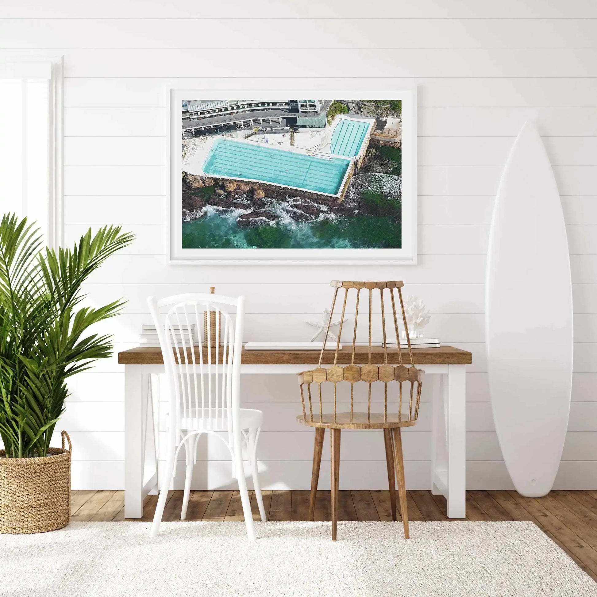 Icebergs from Above, Bondi Art Print-PRINT-Olive et Oriel-Olive et Oriel-Buy-Australian-Art-Prints-Online-with-Olive-et-Oriel-Your-Artwork-Specialists-Austrailia-Decorate-With-Coastal-Photo-Wall-Art-Prints-From-Our-Beach-House-Artwork-Collection-Fine-Poster-and-Framed-Artwork