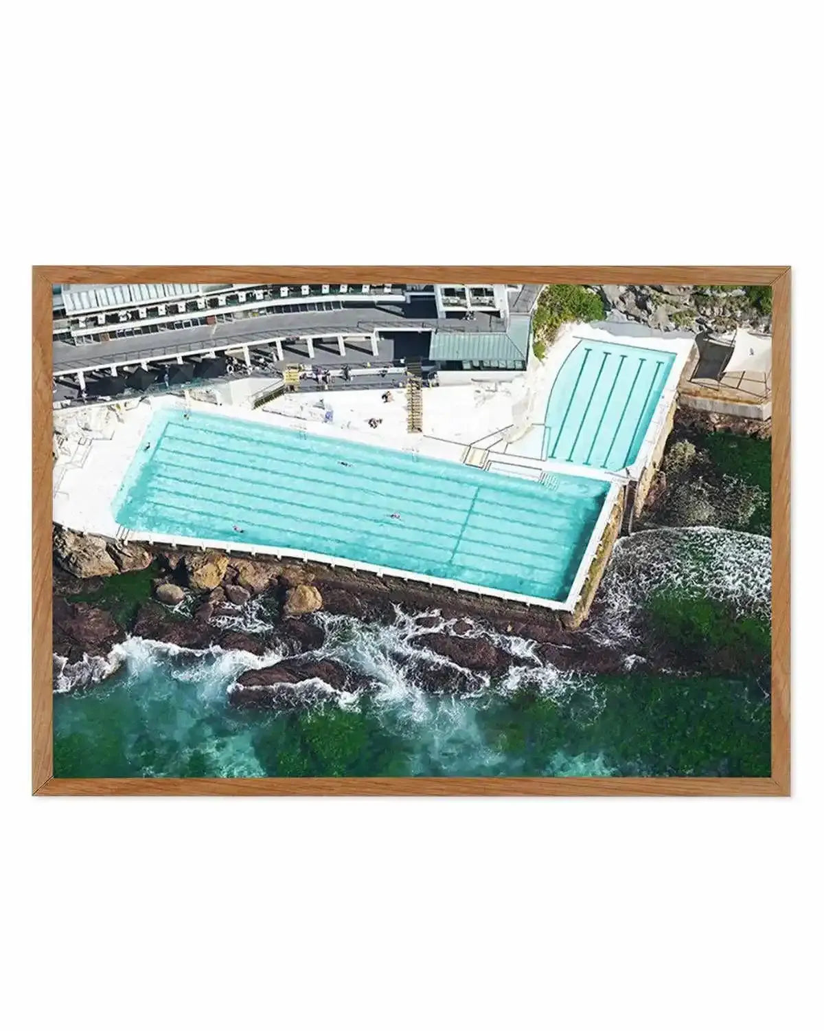 Icebergs from Above, Bondi | Aerial Photo Wall Art Print from Olive et Oriel where you can shop wallpaper and artworks online