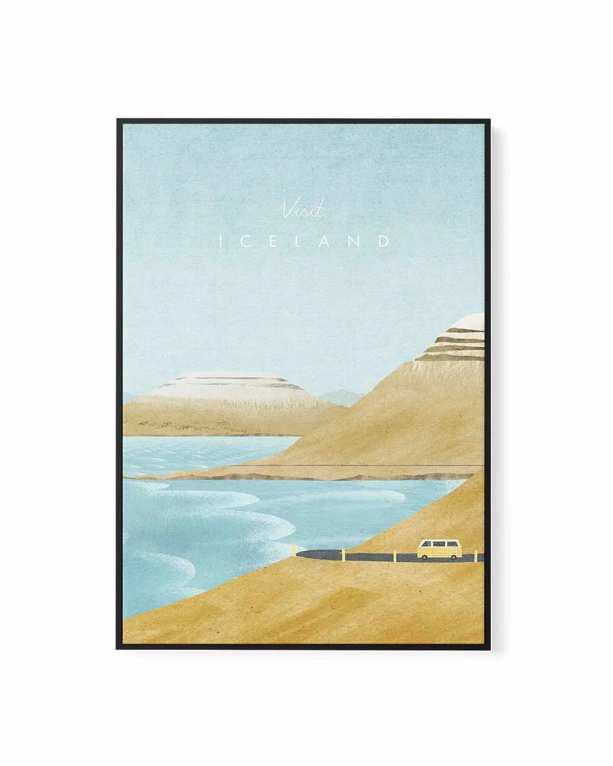 Iceland by Henry Rivers | Framed Canvas Art Print from Olive et Oriel where you can shop wallpaper and artworks online