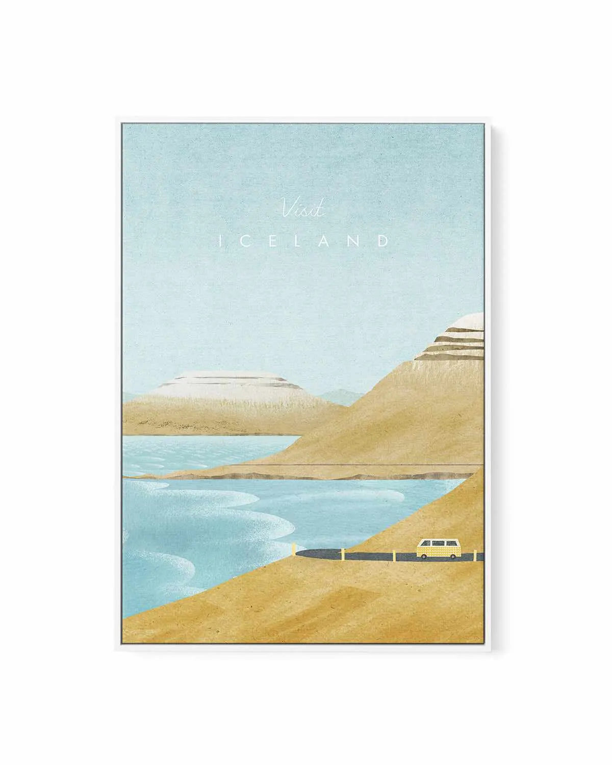 Iceland by Henry Rivers | Framed Canvas Art Print from Olive et Oriel where you can shop wallpaper and artworks online