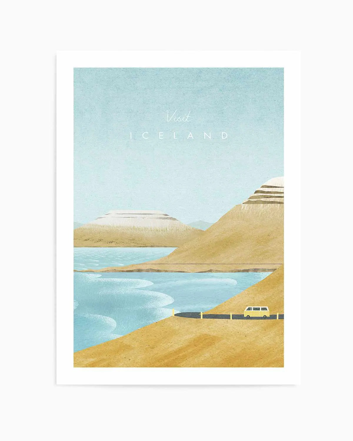 Iceland by Henry Rivers Art Print from Olive et Oriel where you can shop wallpaper and artworks online