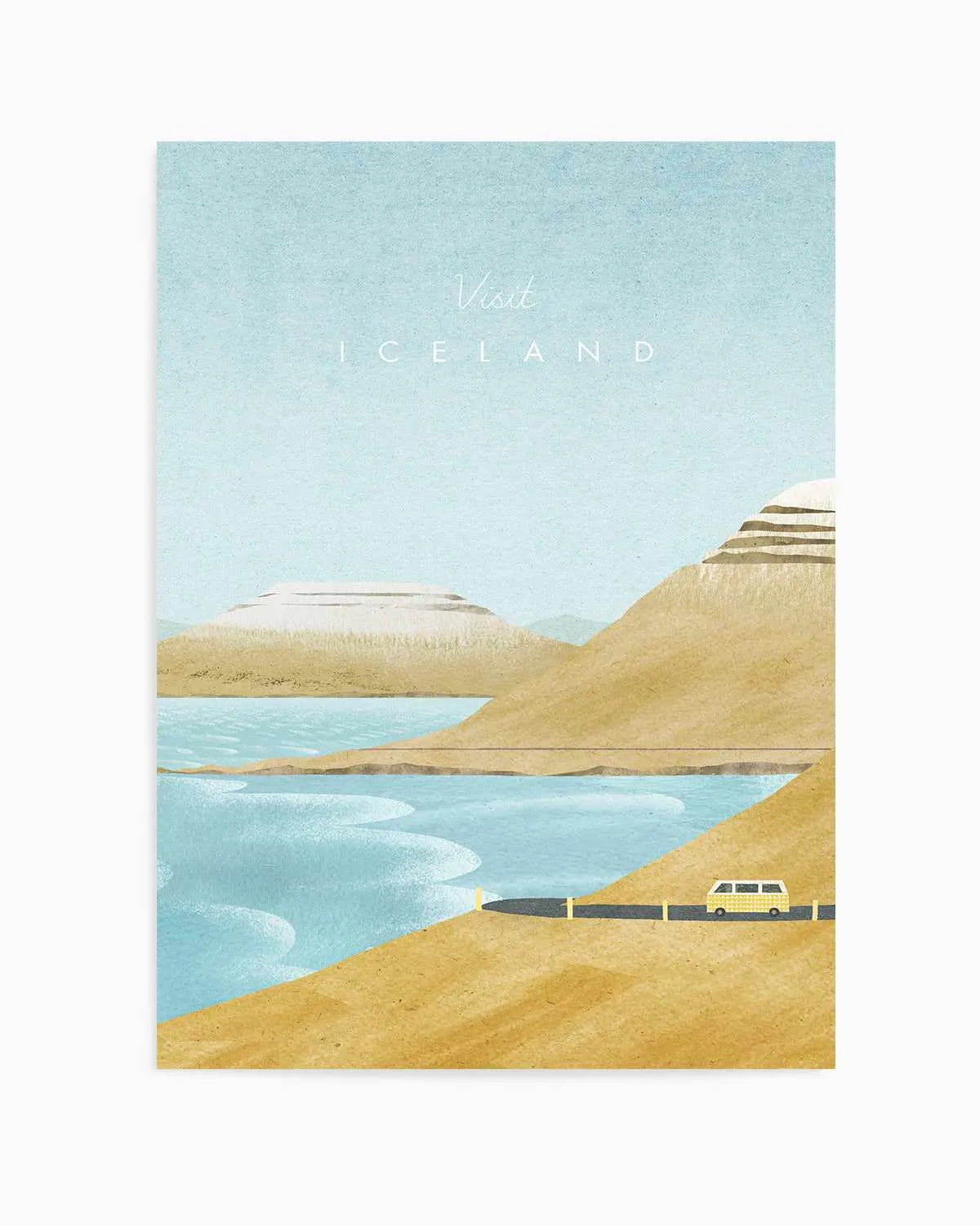 Iceland by Henry Rivers Art Print from Olive et Oriel where you can shop wallpaper and artworks online