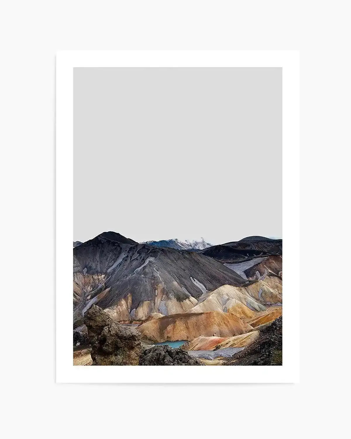 Icelandic Views Art Print from Olive et Oriel where you can shop wallpaper and artworks online