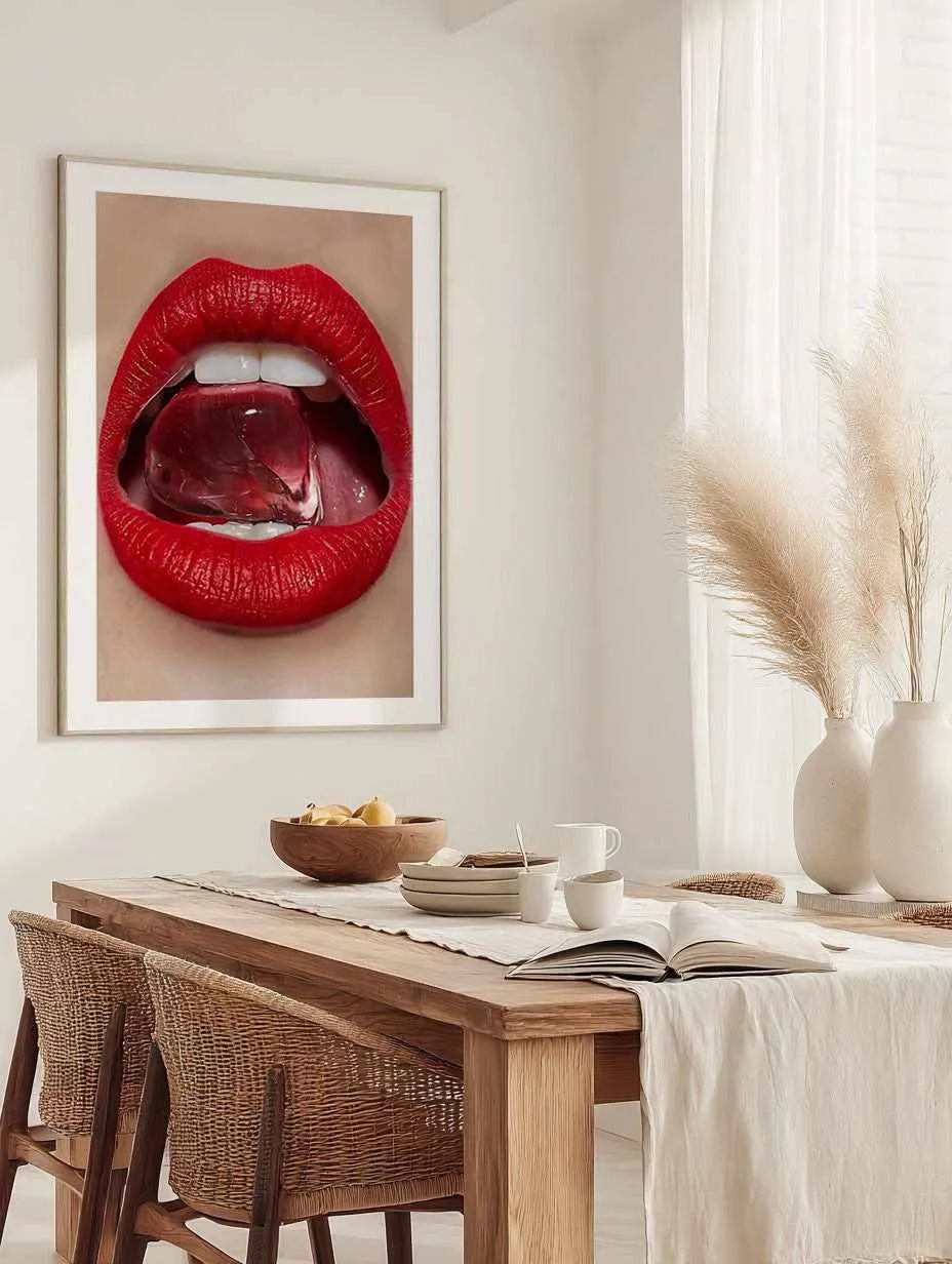 Icey by Amy Hallam Art Print from Olive et Oriel where you can shop wallpaper and artworks online