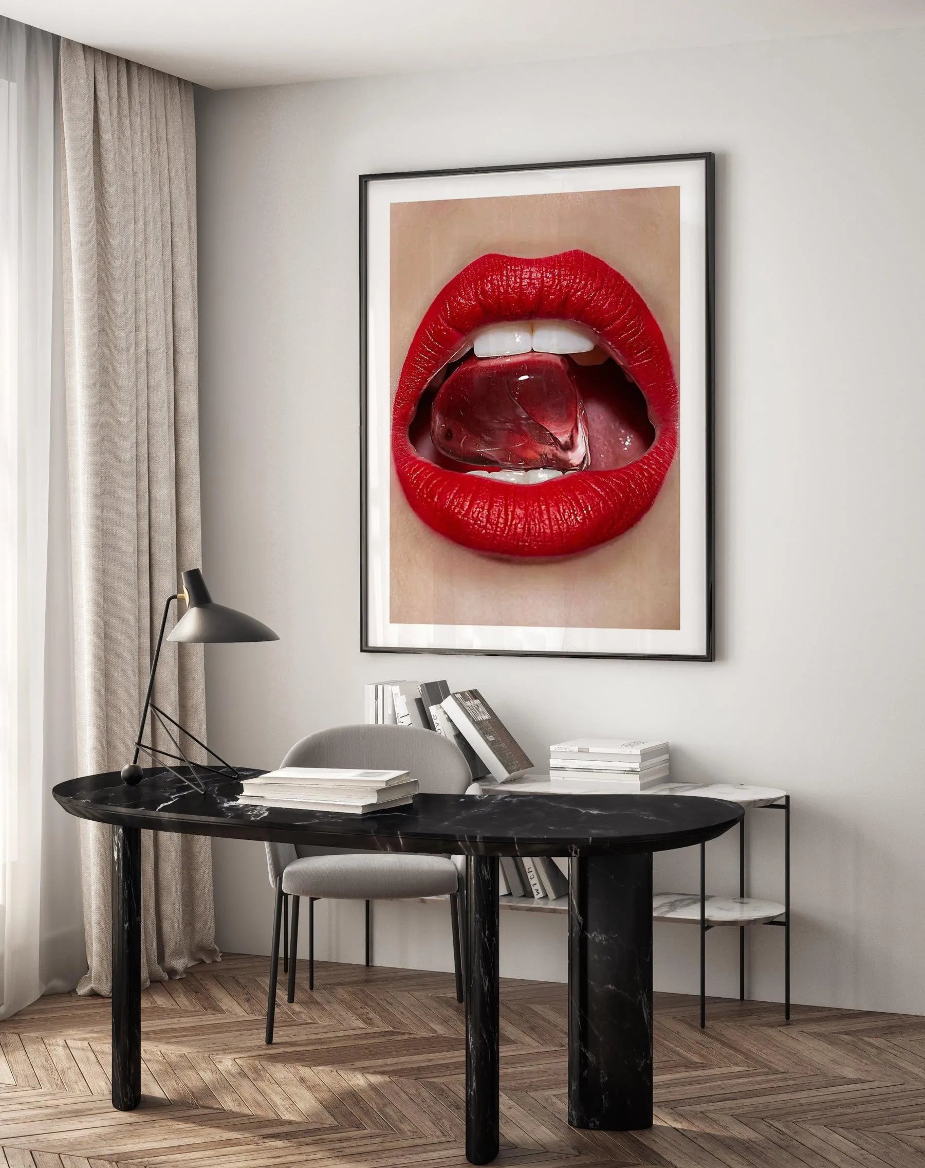 Icey by Amy Hallam Art Print from Olive et Oriel where you can shop wallpaper and artworks online