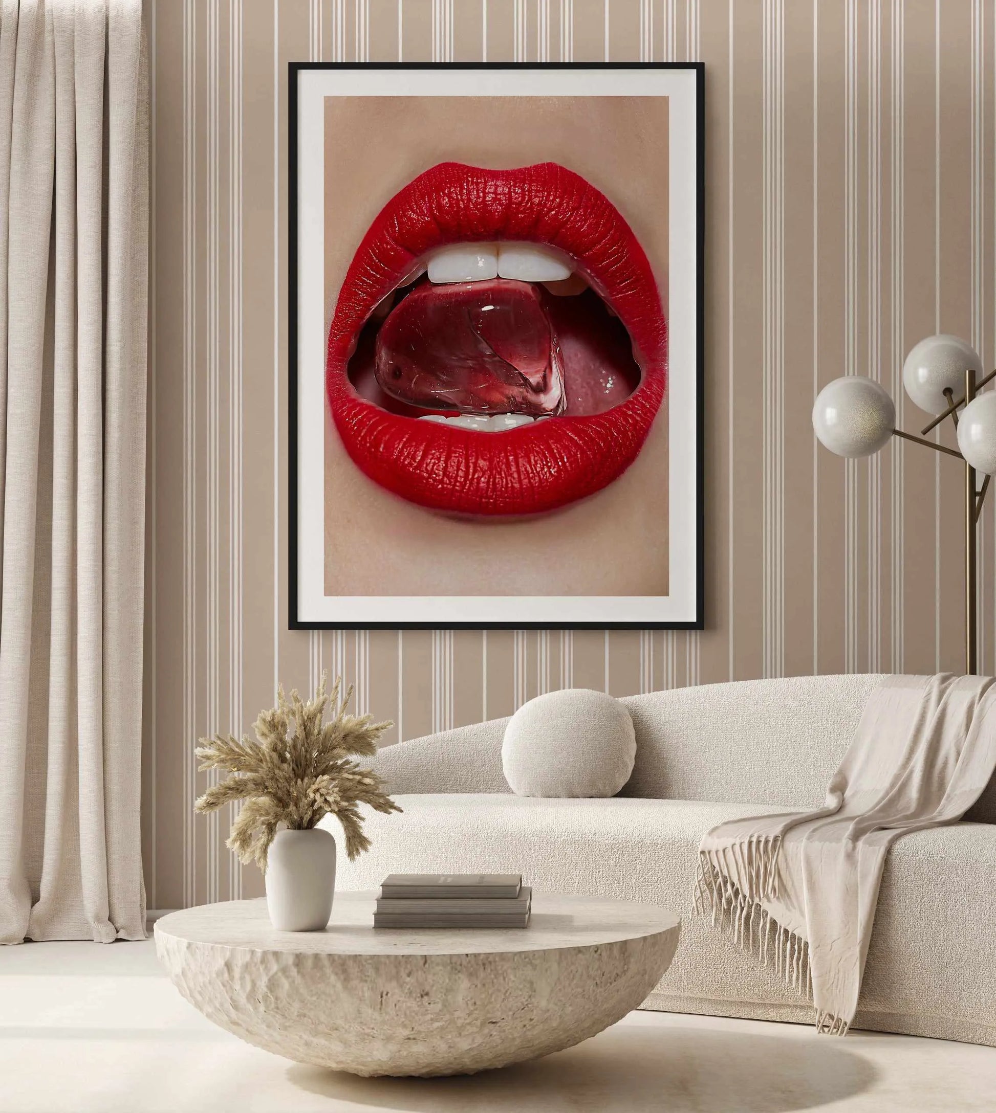 Icey by Amy Hallam Art Print from Olive et Oriel where you can shop wallpaper and artworks online