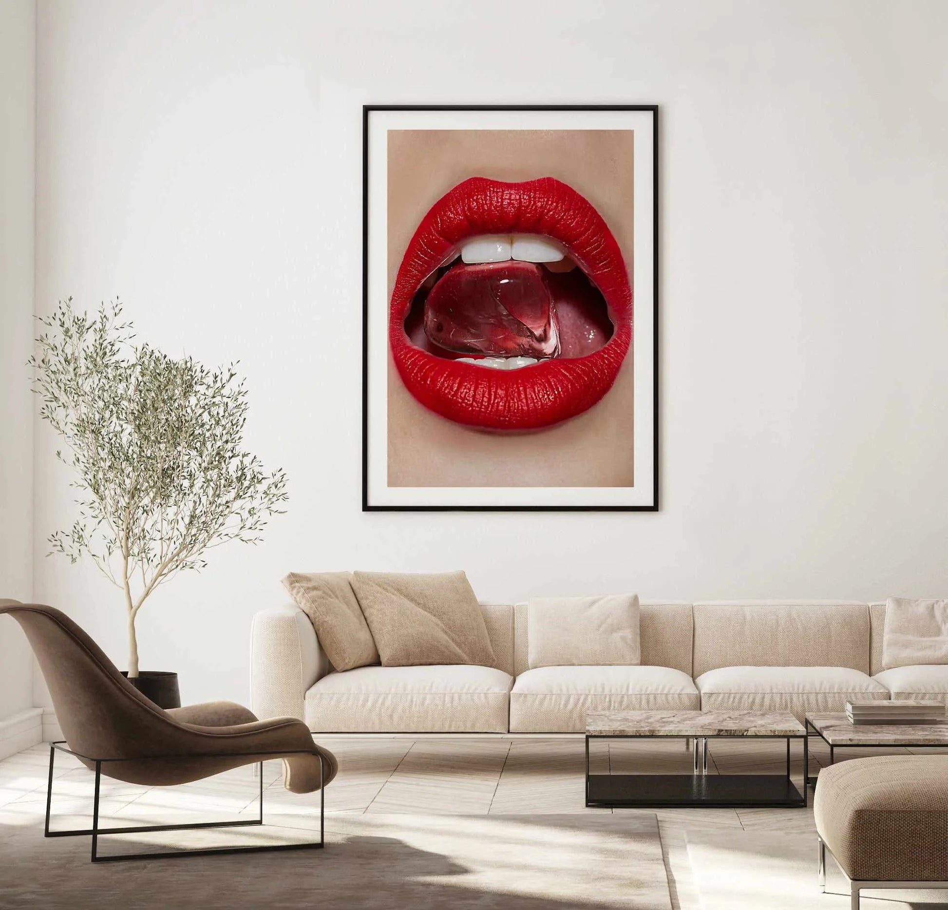 Icey by Amy Hallam Art Print from Olive et Oriel where you can shop wallpaper and artworks online