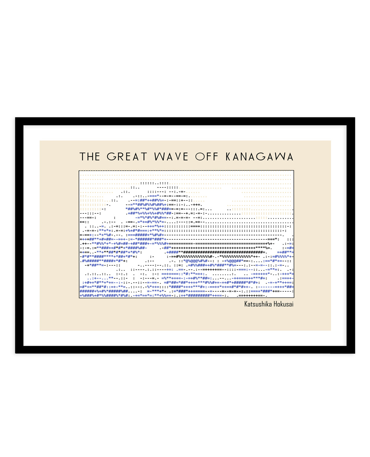 Iconic Blue Wave Art by Doa Project | Art Print