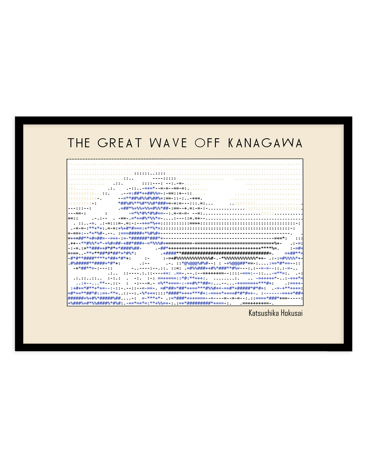 Iconic Blue Wave Art by Doa Project | Art Print