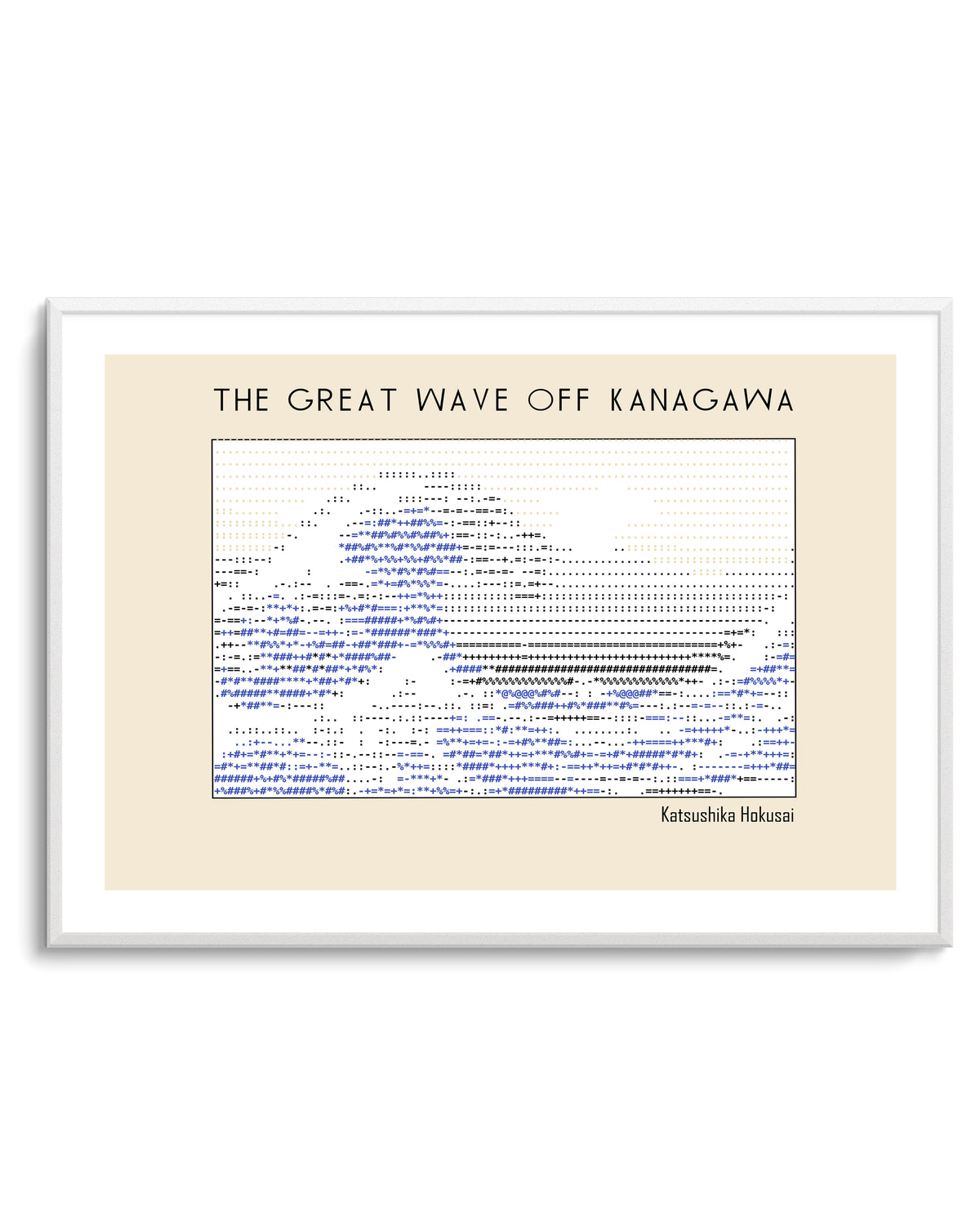 Iconic Blue Wave Art by Doa Project | Art Print