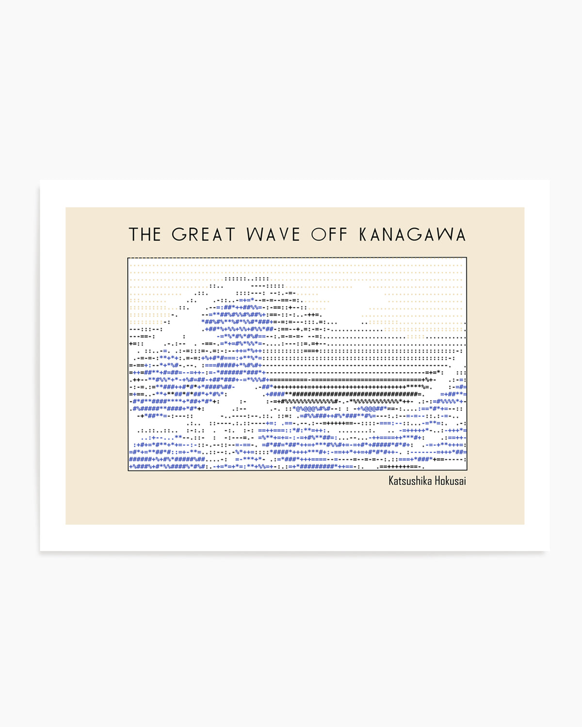Iconic Blue Wave Art by Doa Project | Art Print