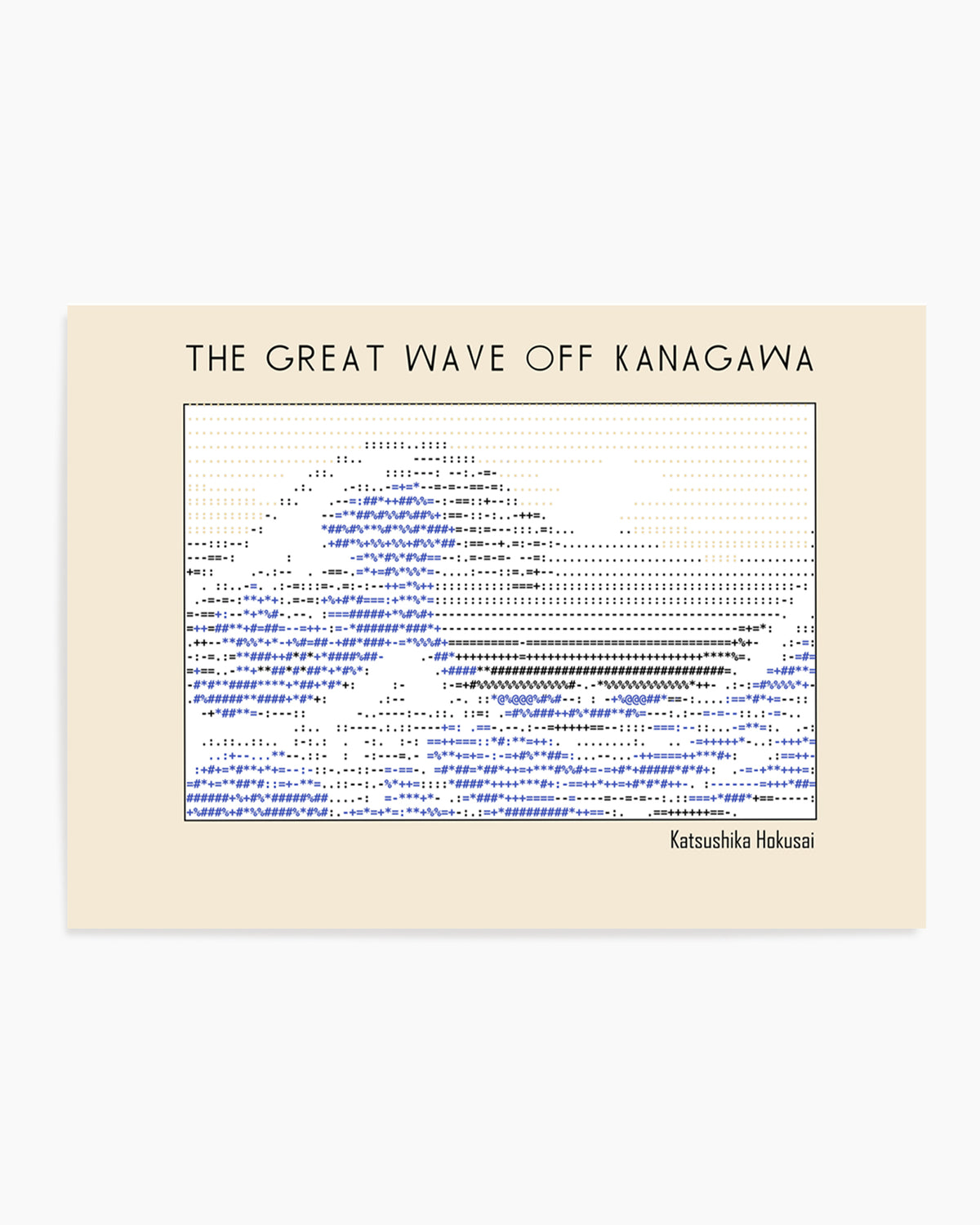 Iconic Blue Wave Art by Doa Project | Art Print