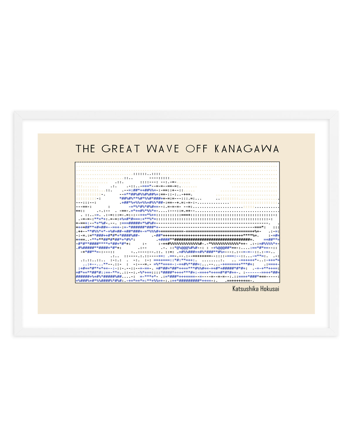 Iconic Blue Wave Art by Doa Project | Art Print