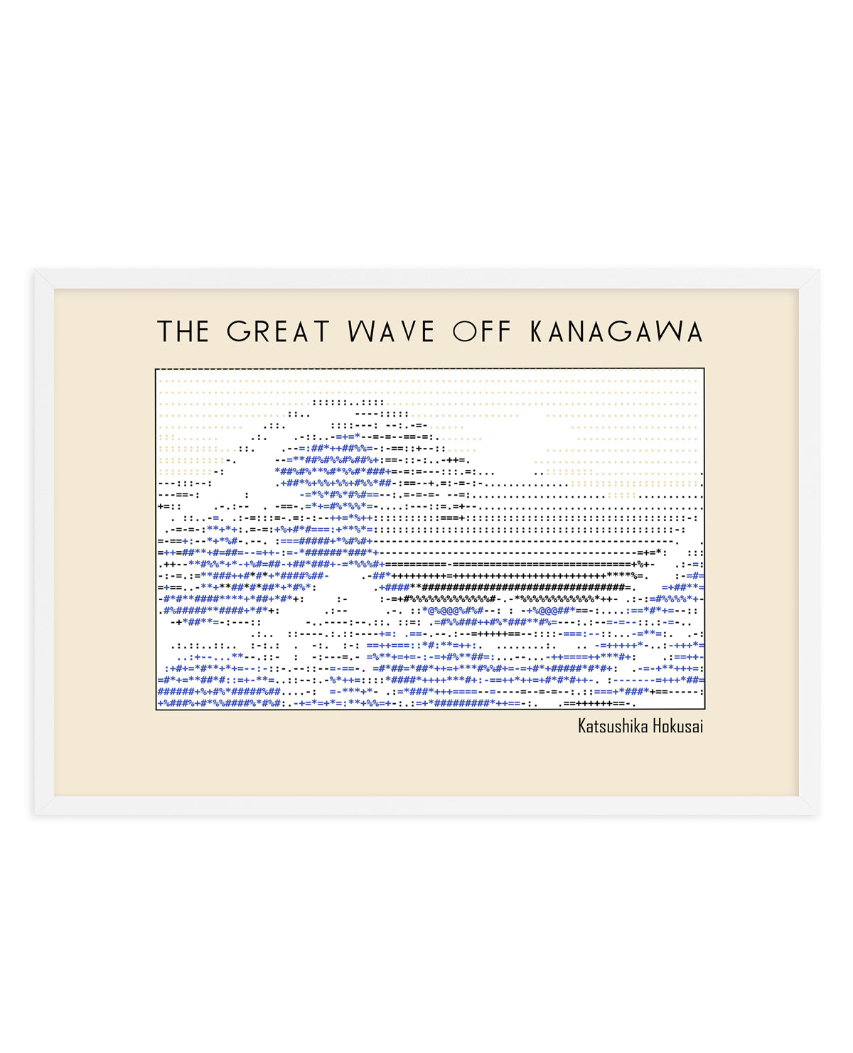 Iconic Blue Wave Art by Doa Project | Art Print