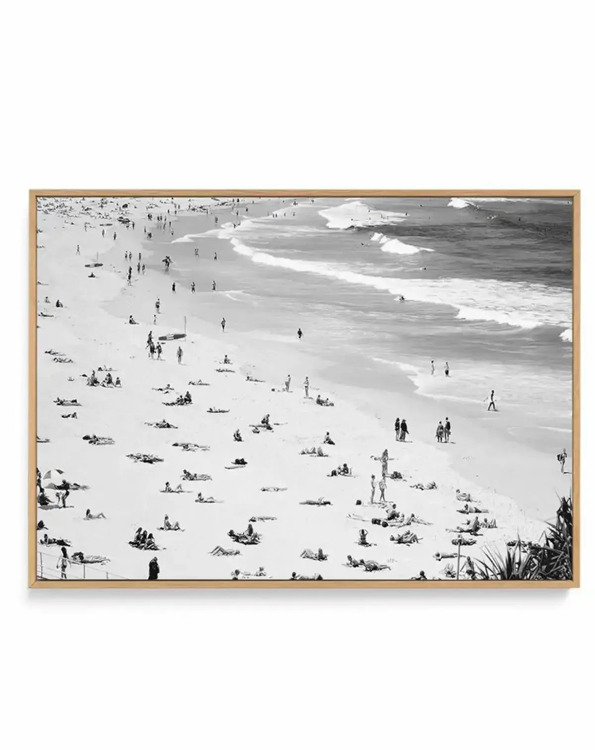 Iconic Bondi B&W | Framed Canvas-CANVAS-You can shop wall art online with Olive et Oriel for everything from abstract art to fun kids wall art. Our beautiful modern art prints and canvas art are available from large canvas prints to wall art paintings and our proudly Australian artwork collection offers only the highest quality framed large wall art and canvas art Australia - You can buy fashion photography prints or Hampton print posters and paintings on canvas from Olive et Oriel and have them