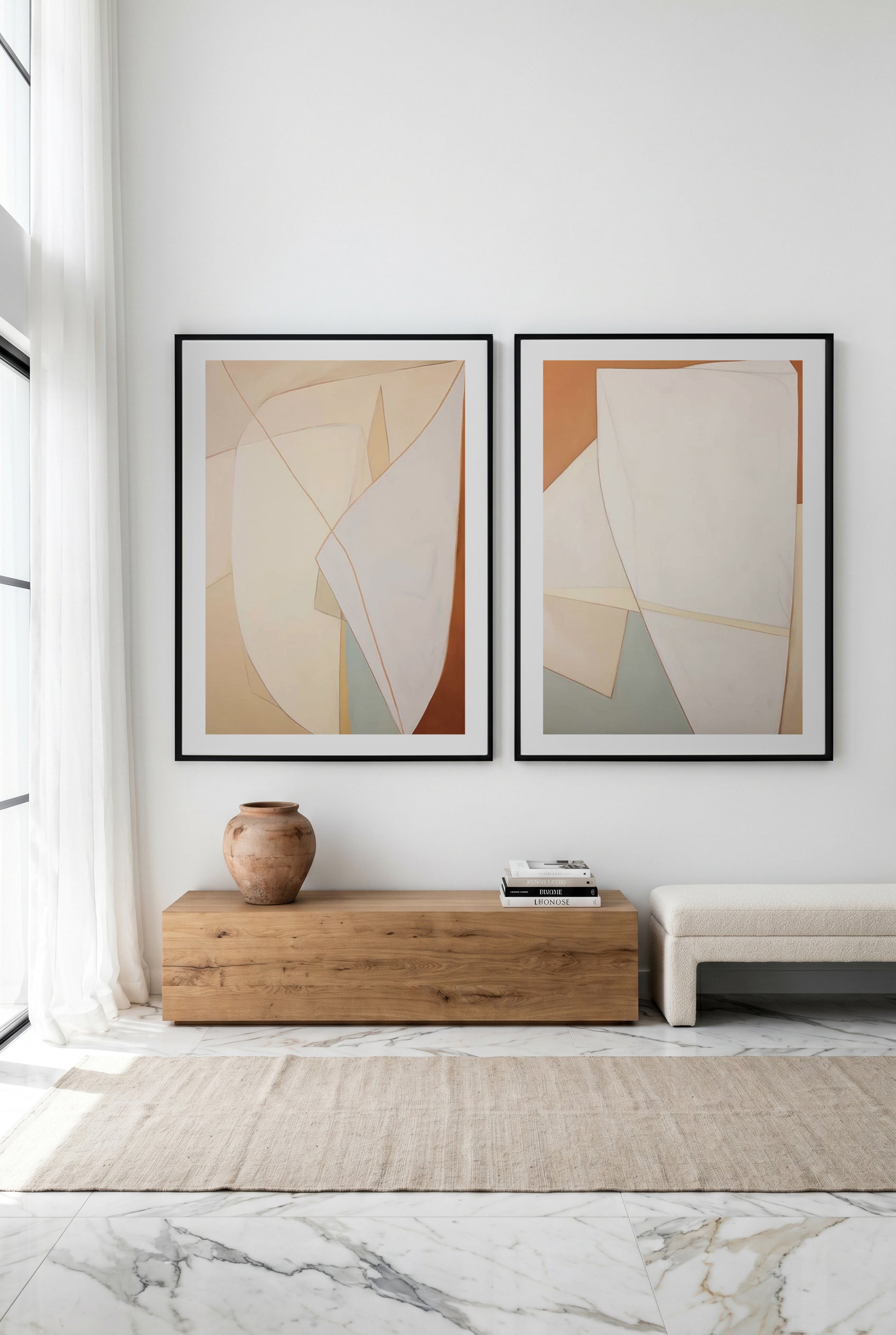 Icons I & II Print Set of 2 | Matching Wall Art