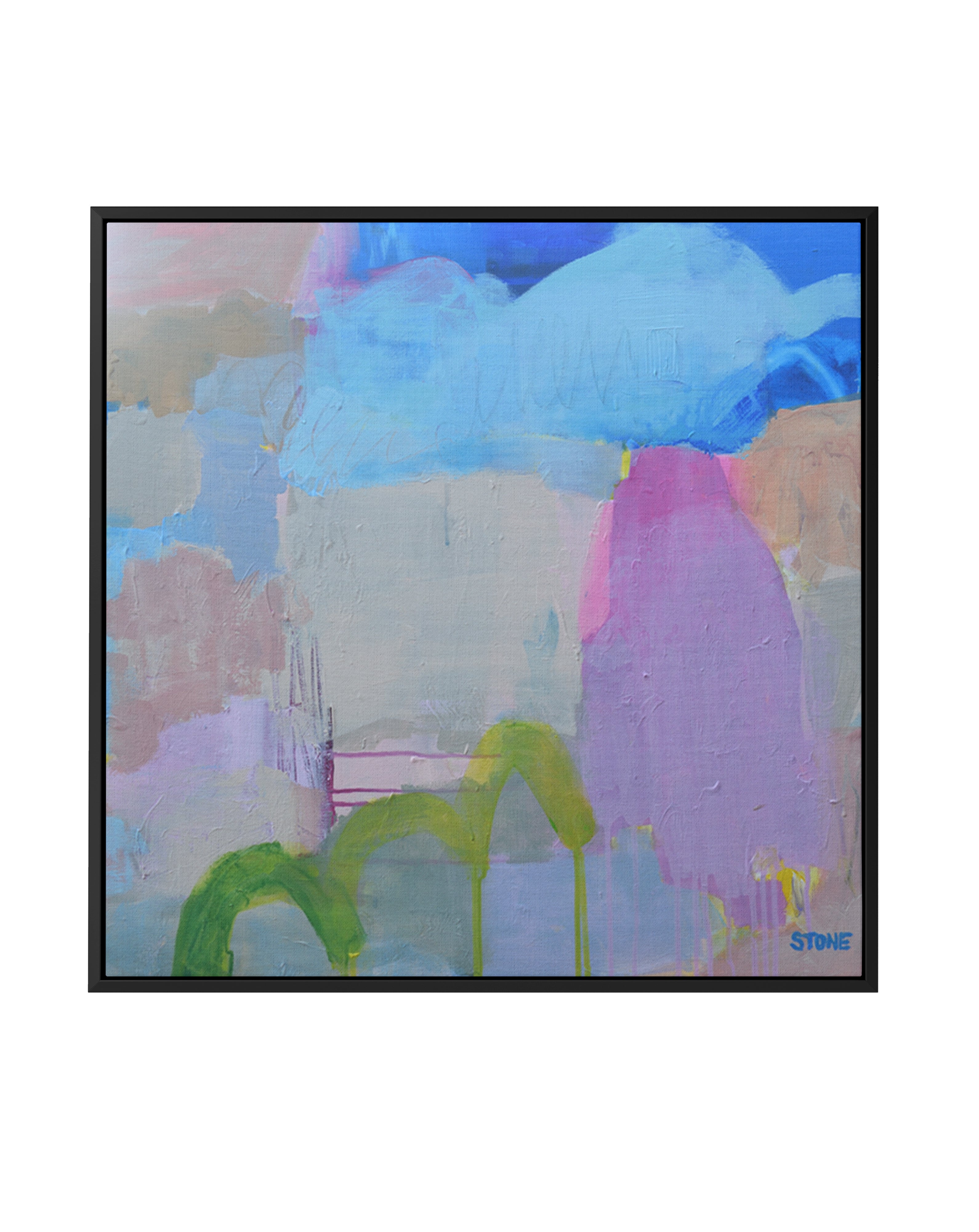 Ikari by Belinda Stone | Framed Canvas Art Print