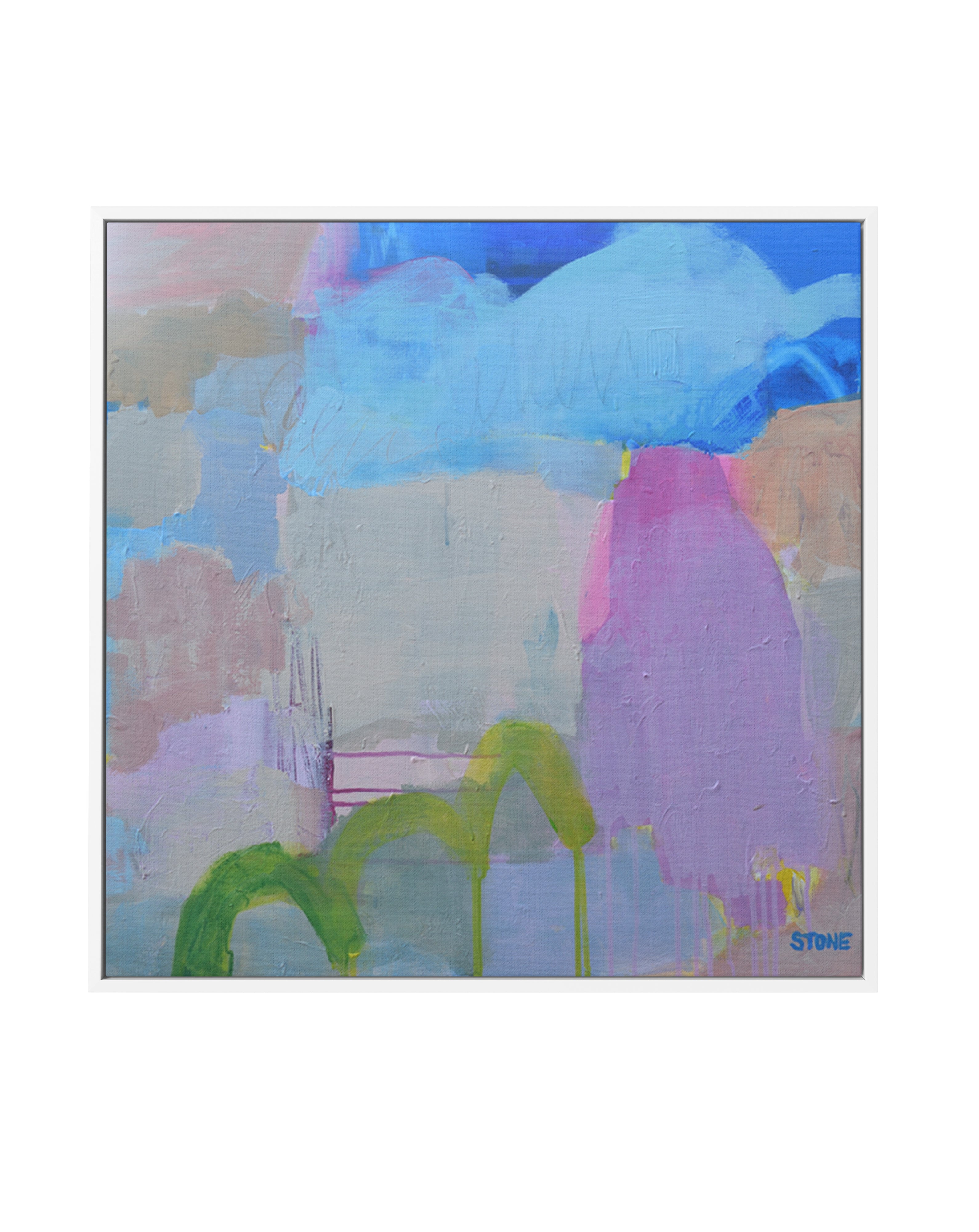 Ikari by Belinda Stone | Framed Canvas Art Print