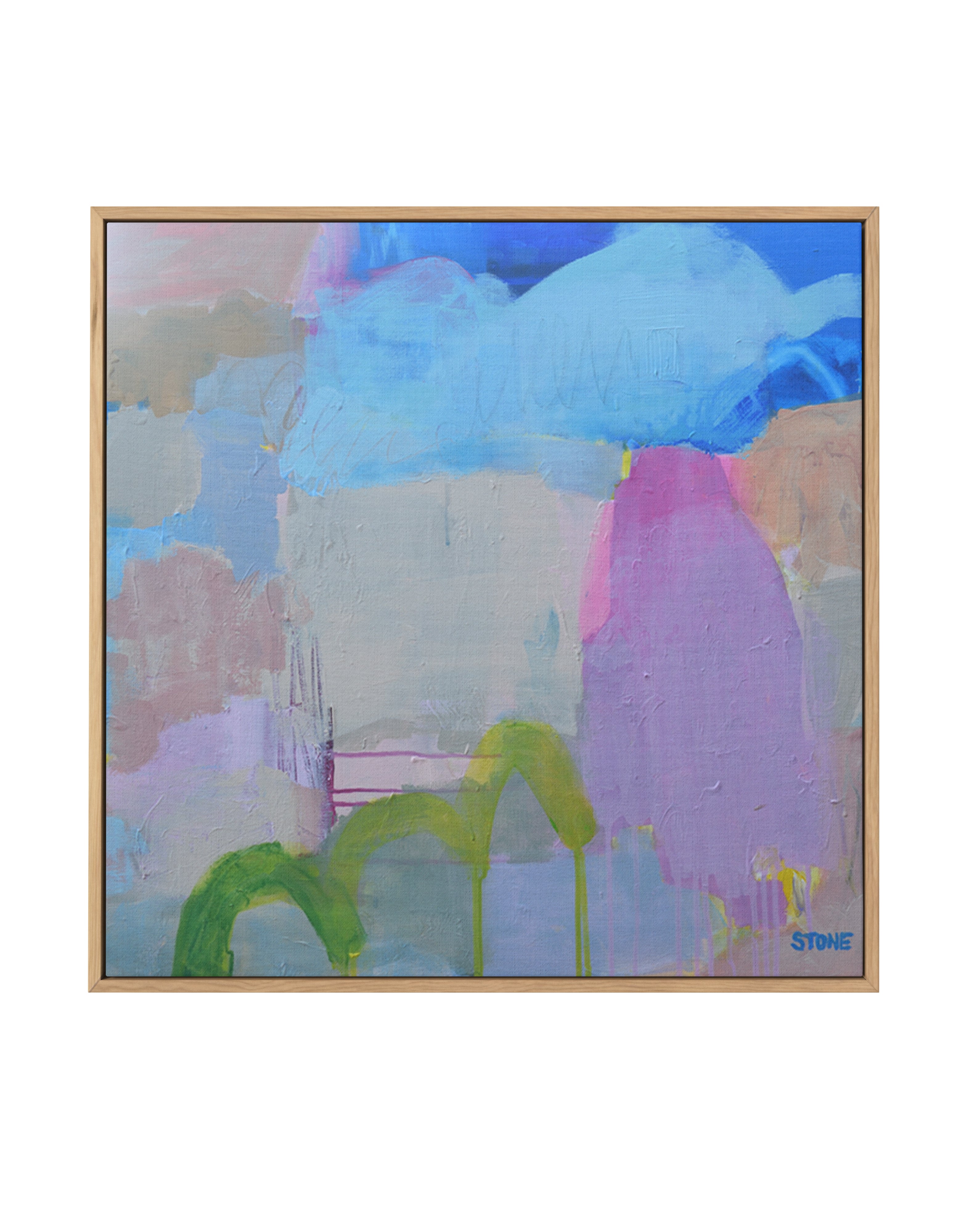 Ikari by Belinda Stone | Framed Canvas Art Print