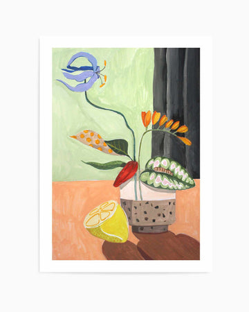 Ikebana by Arty Guava | Art Print from Olive et Oriel where you can shop wallpaper and artworks online