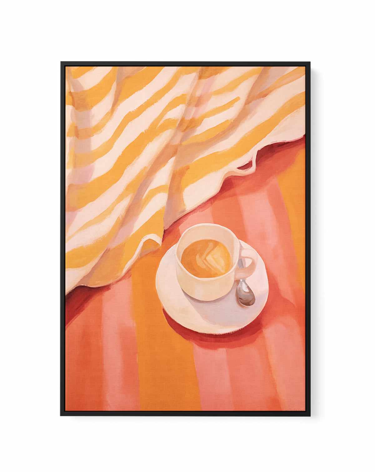 Il Caffè I | Framed Canvas Art Print