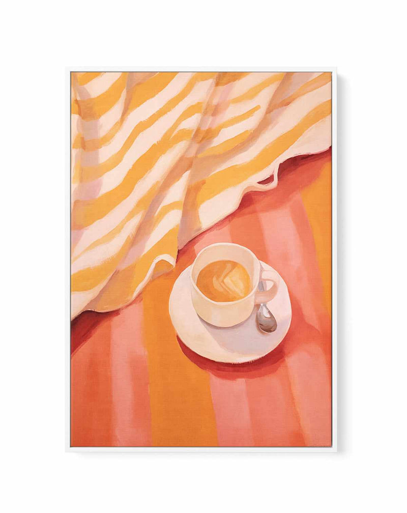 Il Caffè I | Framed Canvas Art Print from Olive et Oriel where you can shop wallpaper and artworks online