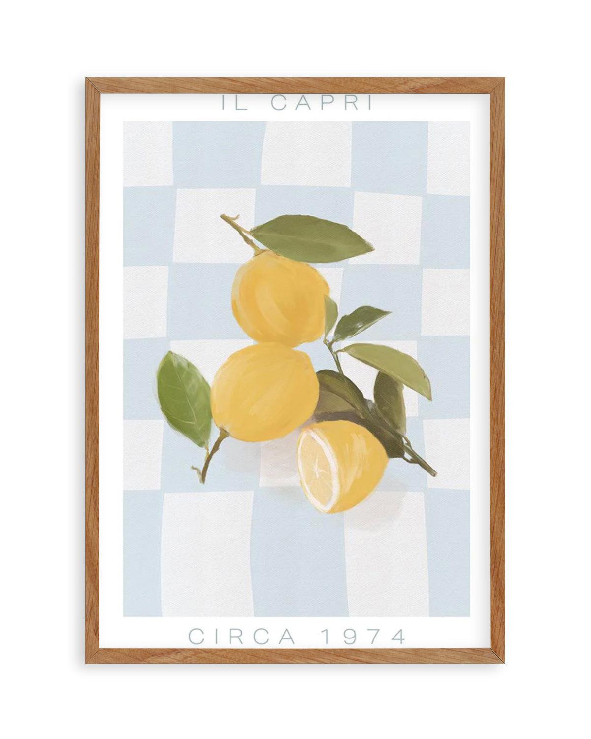 Il Capri | Blue Art Print