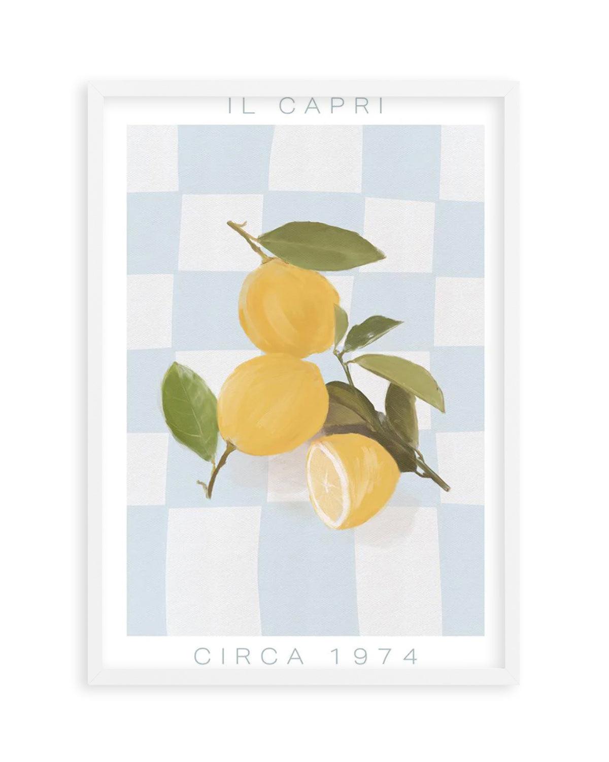 Il Capri | Blue Art Print