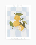 Il Capri | Blue Art Print