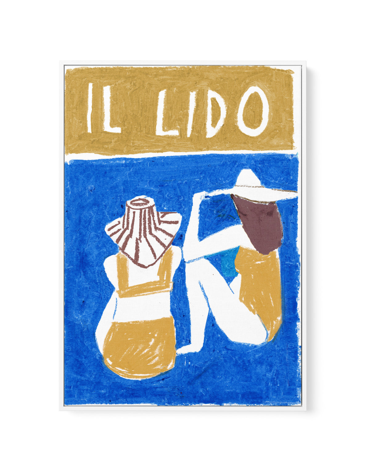 Il Lido by Laura Page | Framed Canvas Art Print