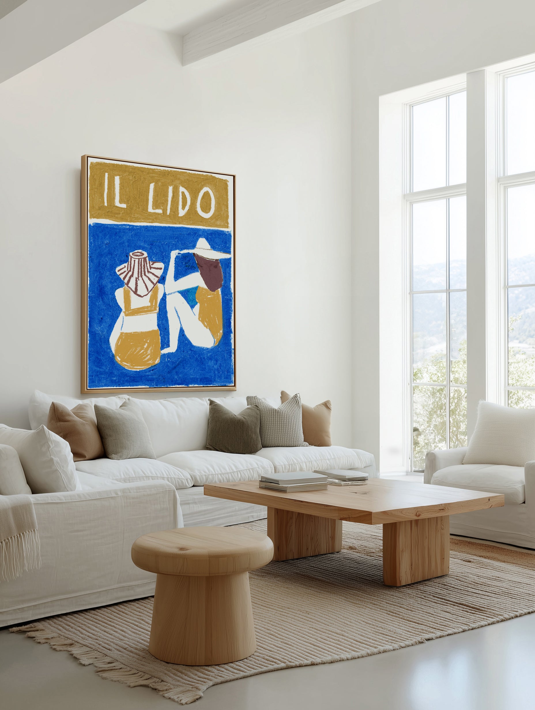 Il Lido by Laura Page | Framed Canvas Art Print