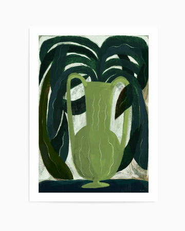 Il Vaso Verde by Marco Marella | Art Print from Olive et Oriel where you can shop wallpaper and artworks online