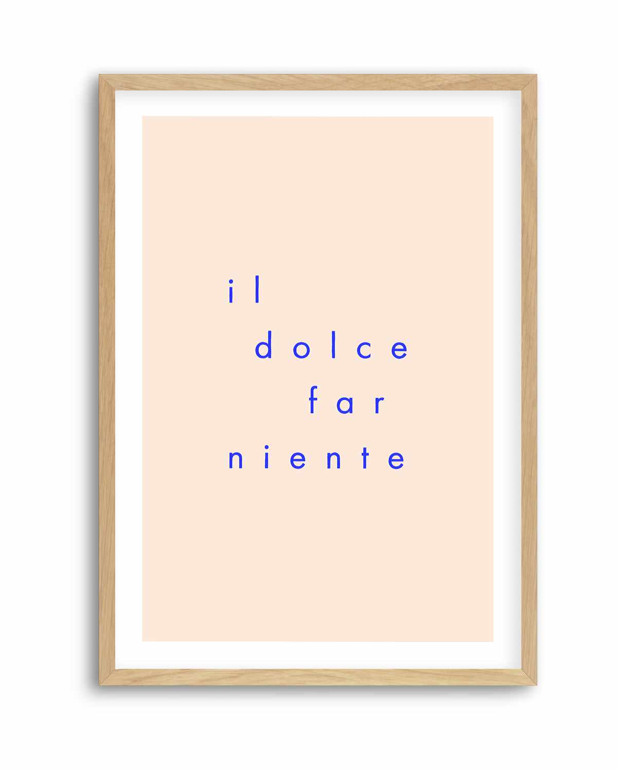 Il dolce far niente | Art Print – Olive et Oriel