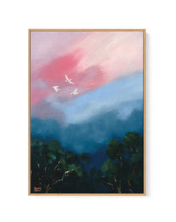 Illumination Freedom by Meredith Howse | Framed Canvas Wall Art