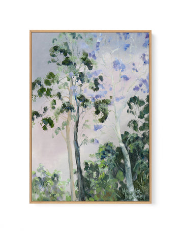 Illumination Jacaranda Mini-Me by Meredith Howse | Framed Canvas Wall Art