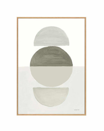 In Between I Neutral | Framed Canvas Art Print from Olive et Oriel where you can shop wallpaper and artworks online