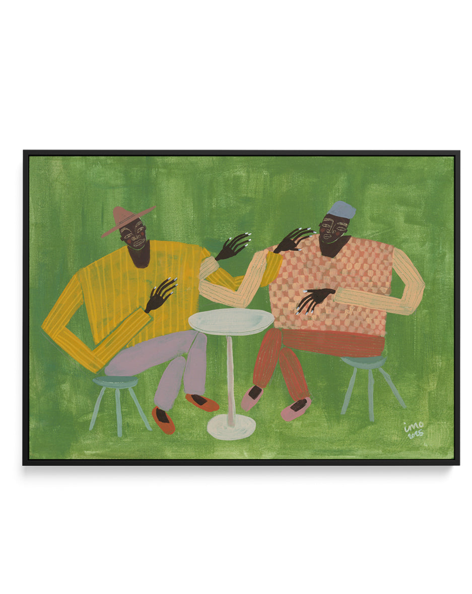 In Good Company by Studio IMO | Framed Canvas Art Print