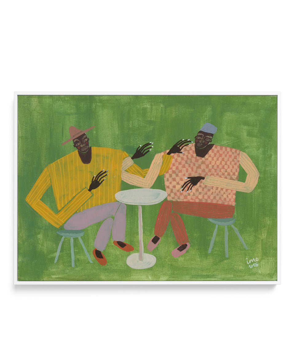 In Good Company by Studio IMO | Framed Canvas Art Print