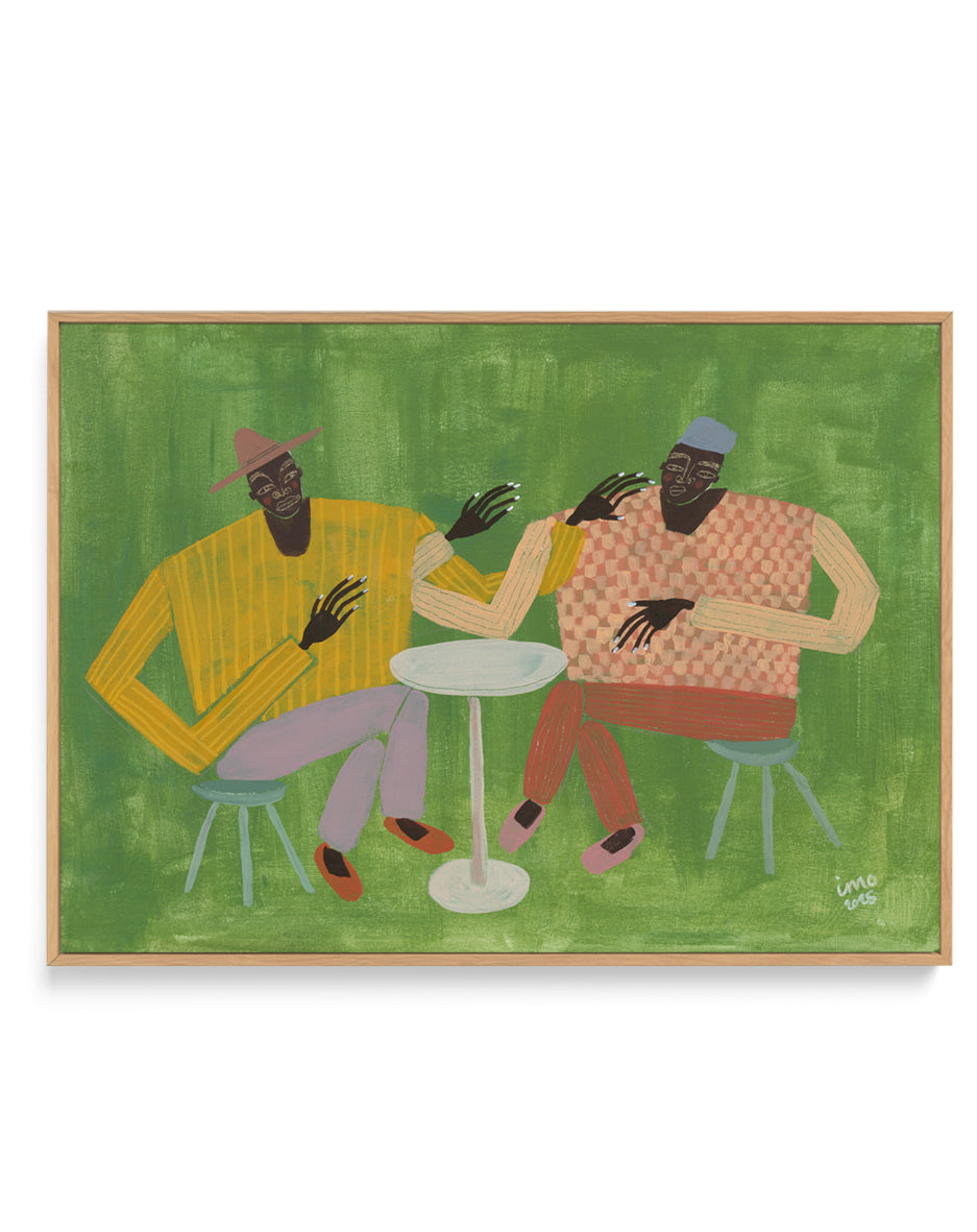 In Good Company by Studio IMO | Framed Canvas Art Print