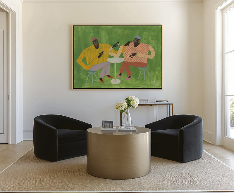 In Good Company by Studio IMO | Framed Canvas Art Print