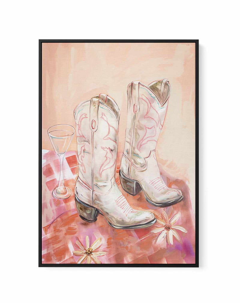In My Cowgirl Era I  | Framed Canvas Art Print