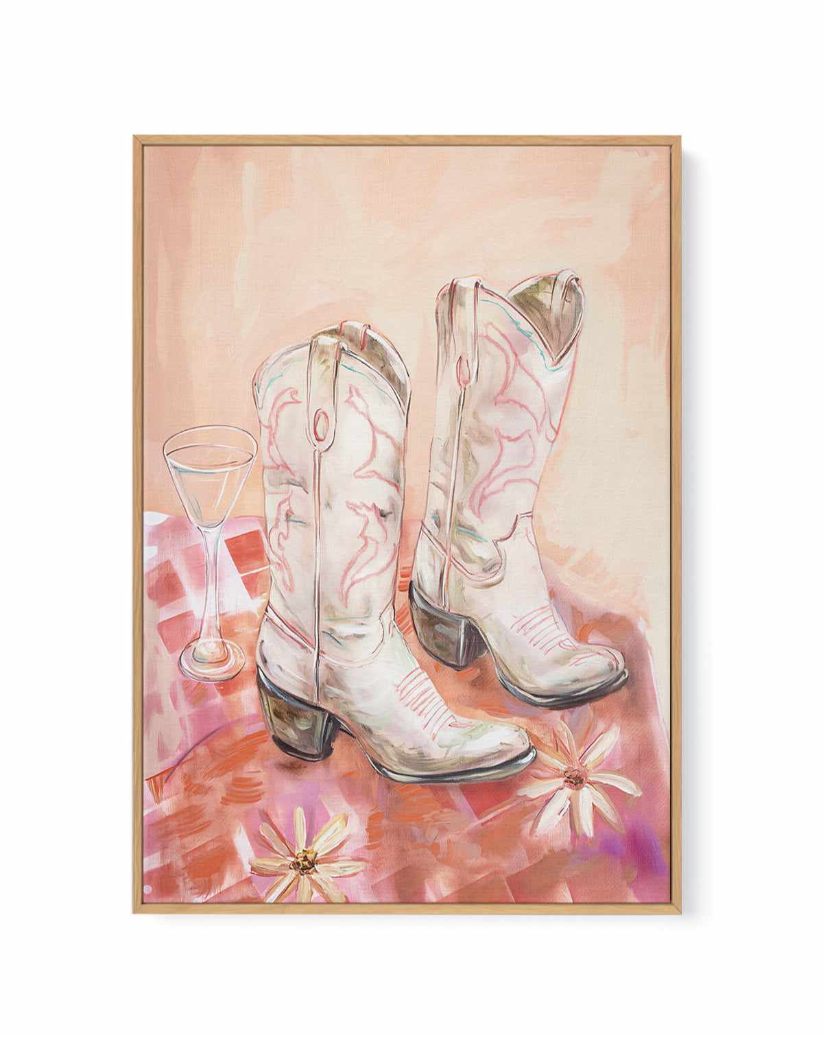 In My Cowgirl Era I  | Framed Canvas Art Print