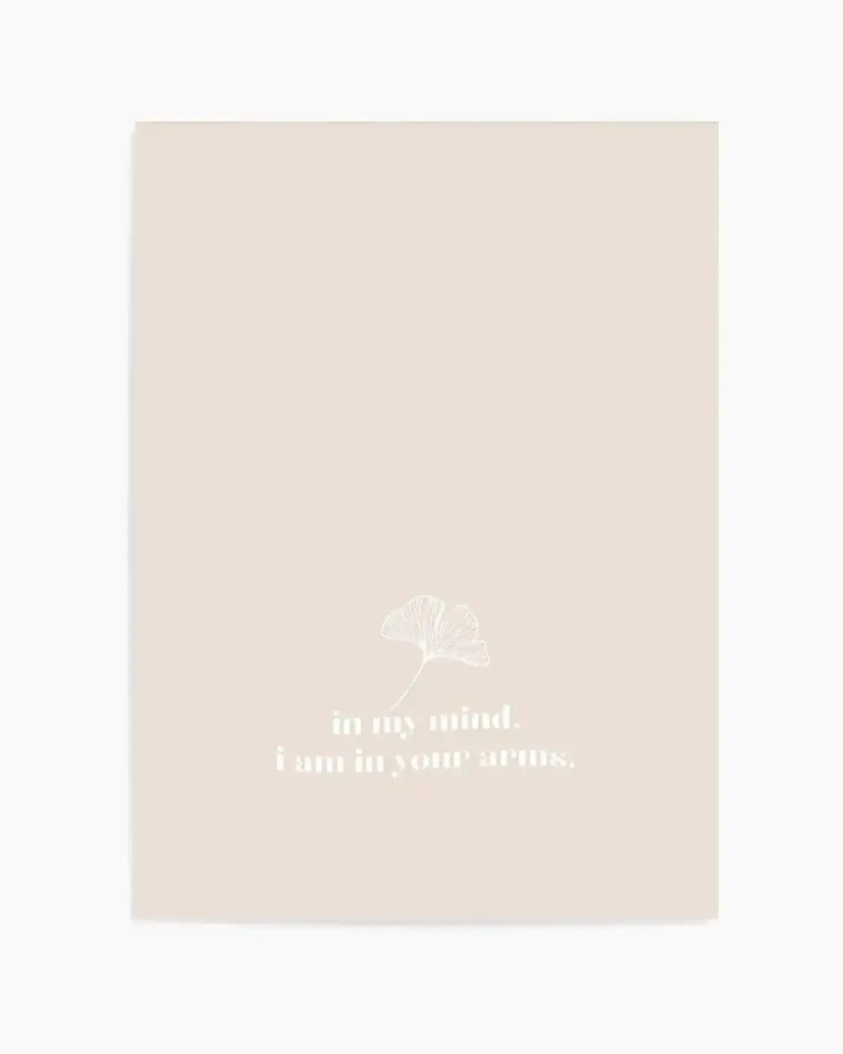 In My Mind I Am In Your Arms Art Print from Olive et Oriel where you can shop wallpaper and artworks online